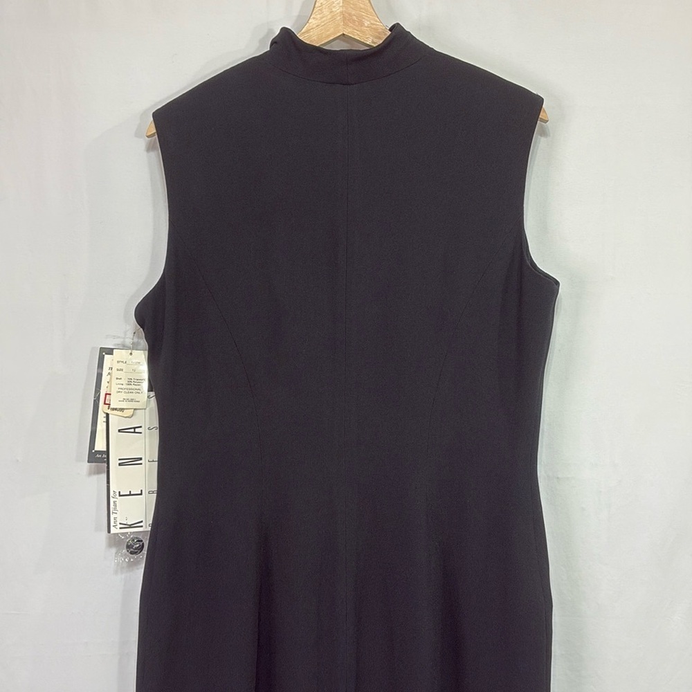 ๐ nwt Kenar triacetate fitted maxi suit dress sleeveless - Picture 7 of 10